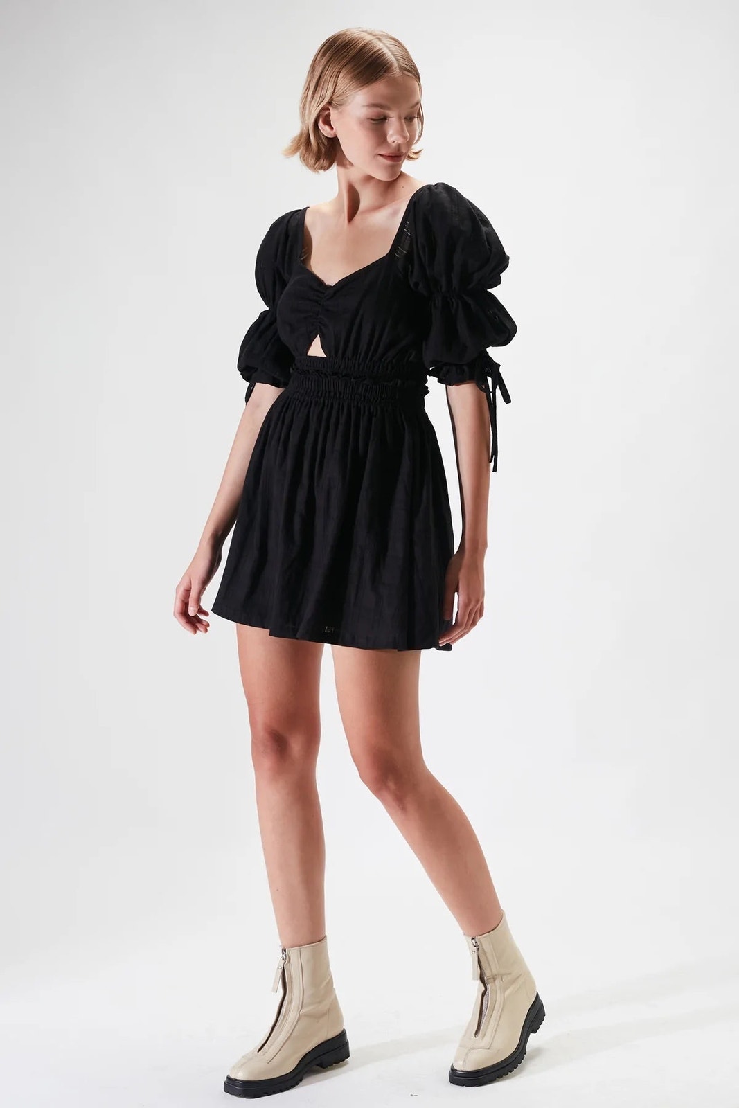 Rue Stiic Nyla Mini Dress Black
